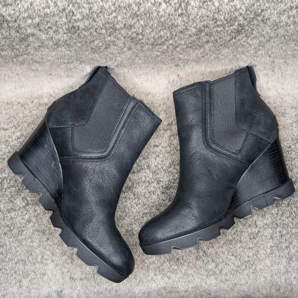 Sorel Joan Uptown Chelsea Bootie Black Women's 9.5 NWOT - Picture 13 of 16